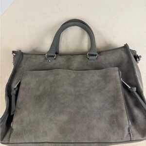 JustFab Gray Hand Bag